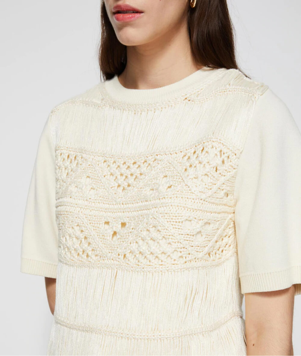 DELPHINE MACRAME TOP