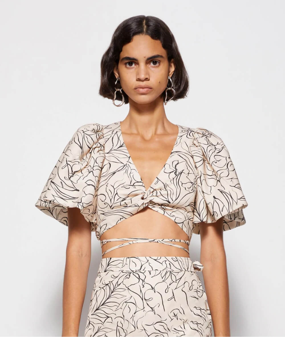 SADIE LINEN TOP