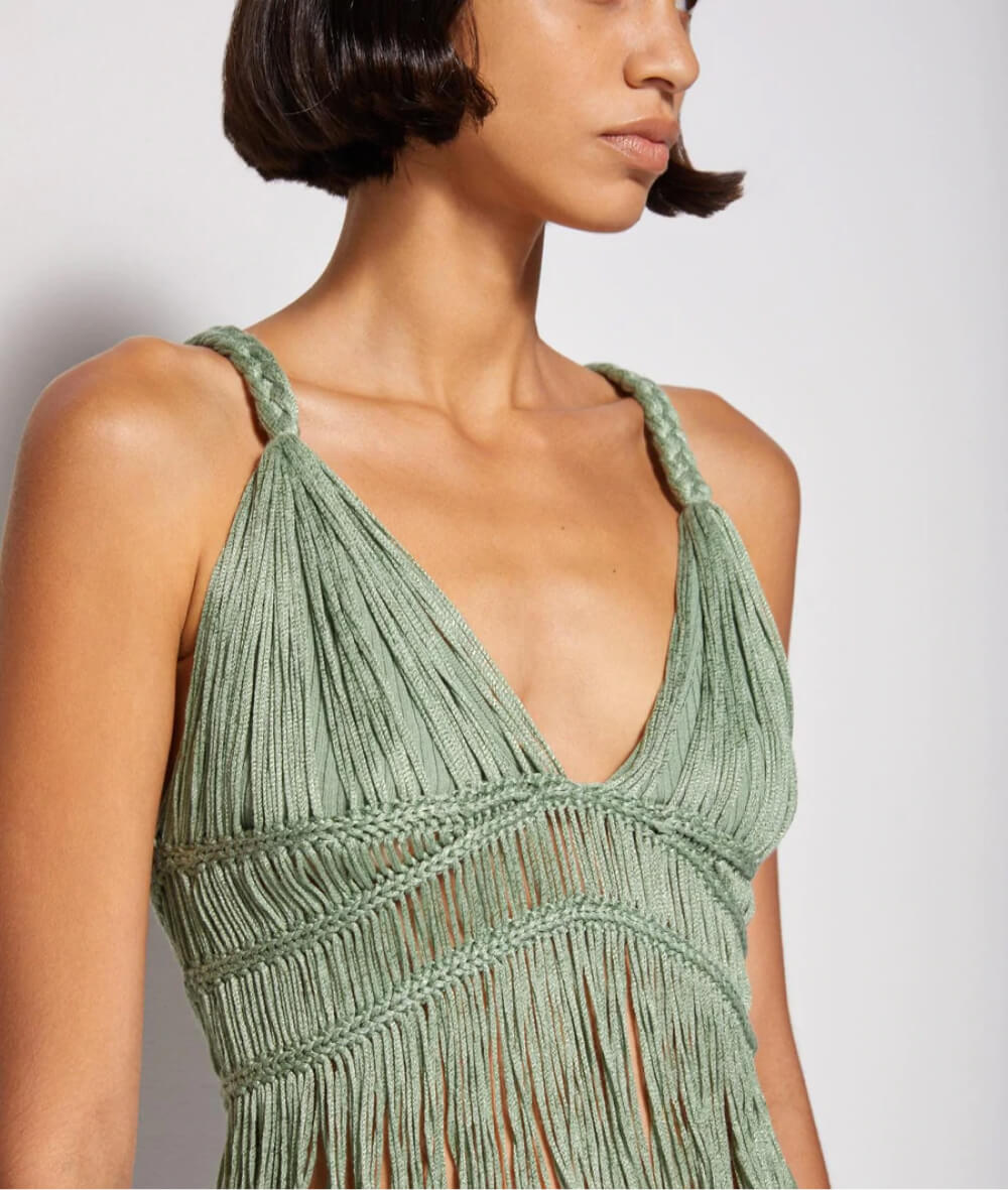 CLAUDETTE MACRAME BRALETTE